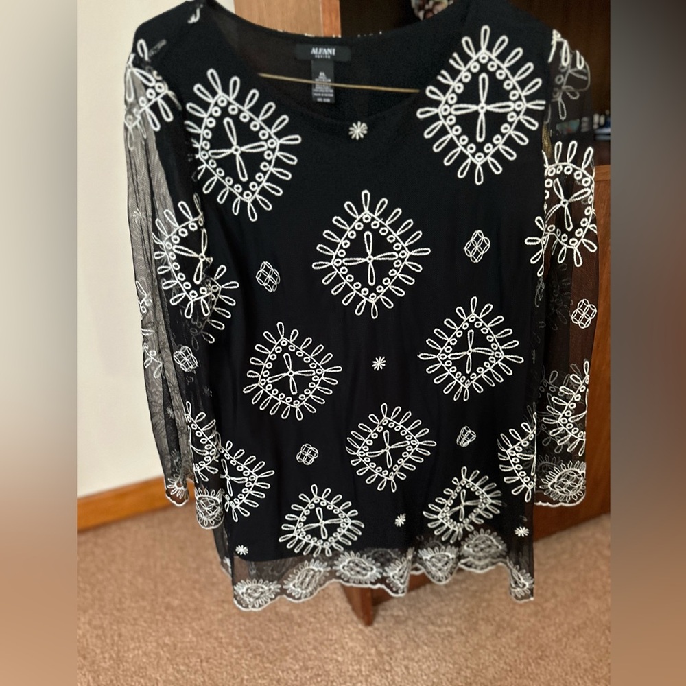 Fall top: Alfani - petite large